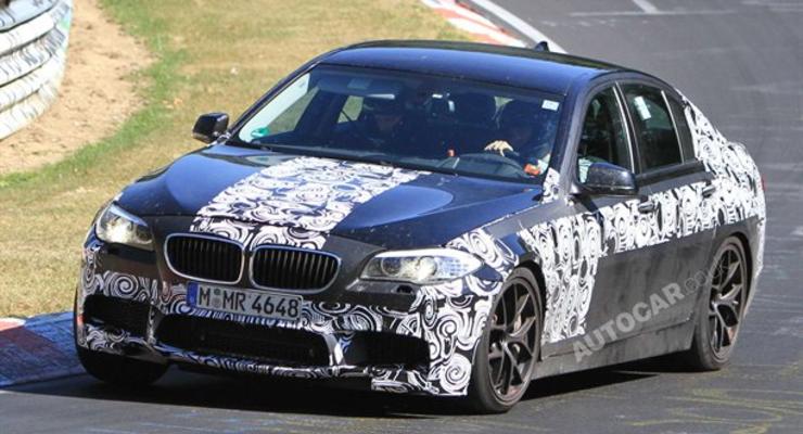Новый BMW M5 проходит тестирование