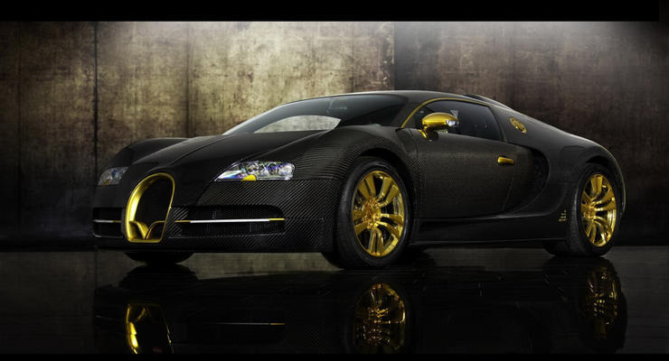 Гламурный Bugatti Veyron от студии Mansory