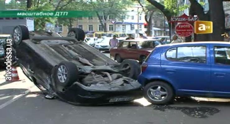 Масштабная авария в центре Одессы