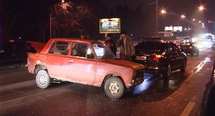 Авария в Киеве – водитель назвался майором милиции