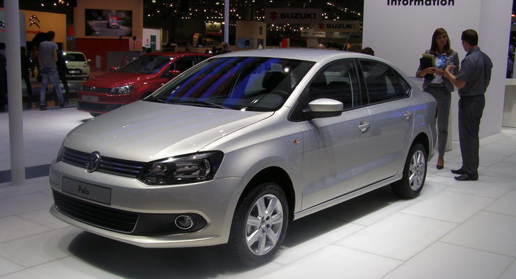 Московский автосалон: Volkswagen Polo - немецкий седан для русских дорог