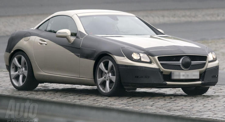 Mercedes-Benz испытывает новое поколение SLK-Class