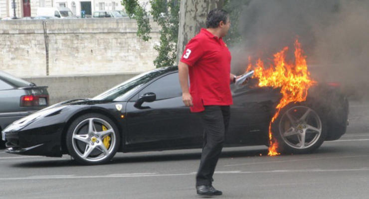 Ferrari выяснила причину возгораний в автомобилях