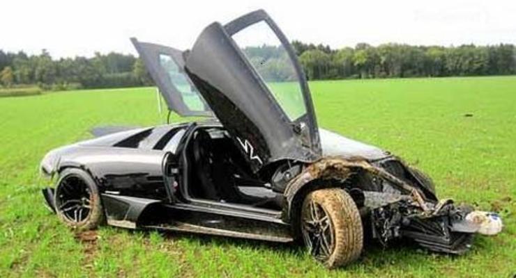 Работники СТО разбили Lamborghini