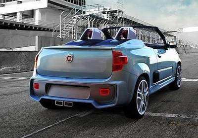 Fiat превратил хэтчбек в двухместный кабриолет