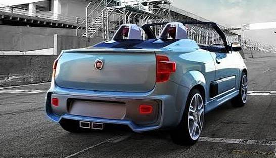 Fiat превратил хэтчбек в двухместный кабриолет