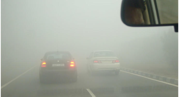 В тумане столкнулись 40 машин