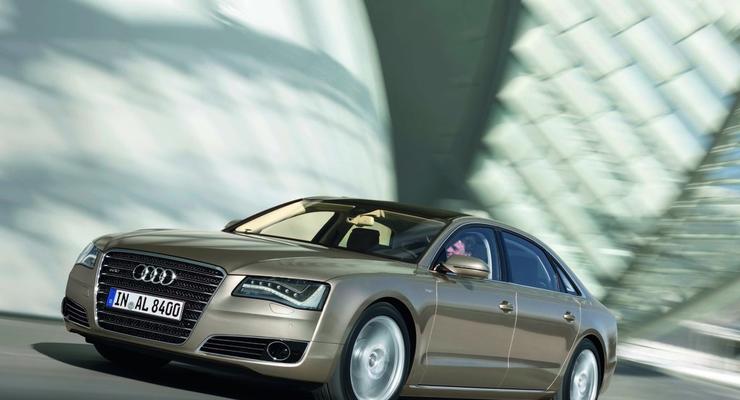 Audi назвала цены на седан A8 L в Украине