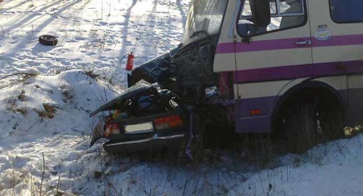 Автобус разнес Жигули – погибла водитель