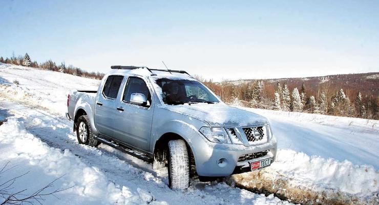 Зимний тест-драйв пикапа Nissan Navara
