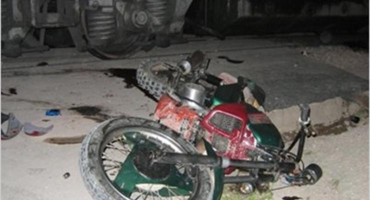 В Крыму поезд отрезал ногу мотоциклисту