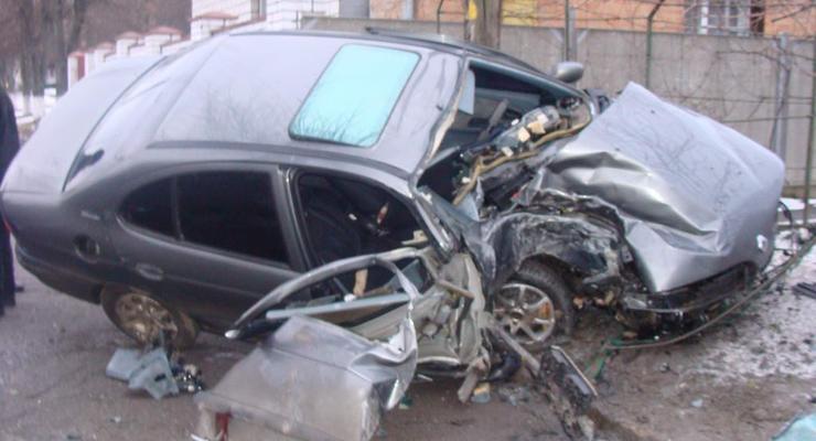 В Виннице разбился Renault с гаишниками – есть жертвы