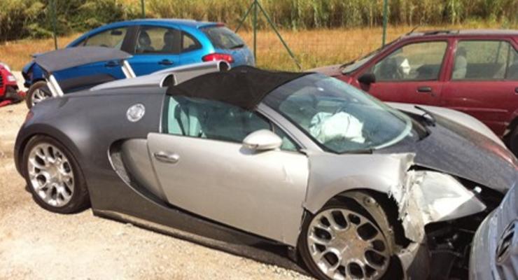 Француз разбил кабриолет Bugatti за три миллиона долларов