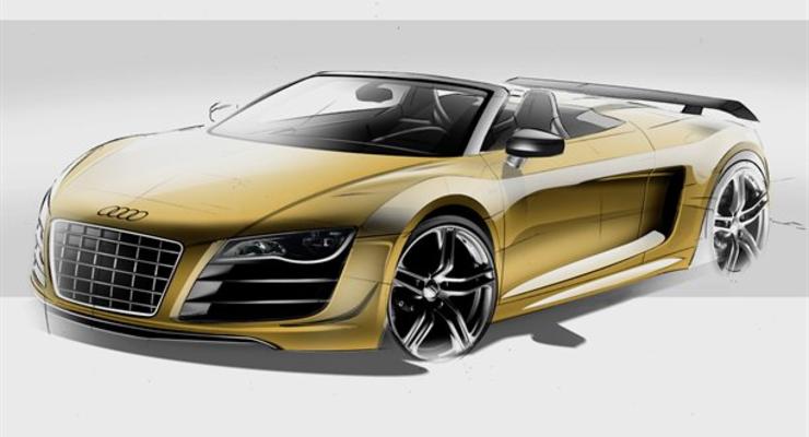 Audi показала эскизы новой тройки и самого мощного кабриолета