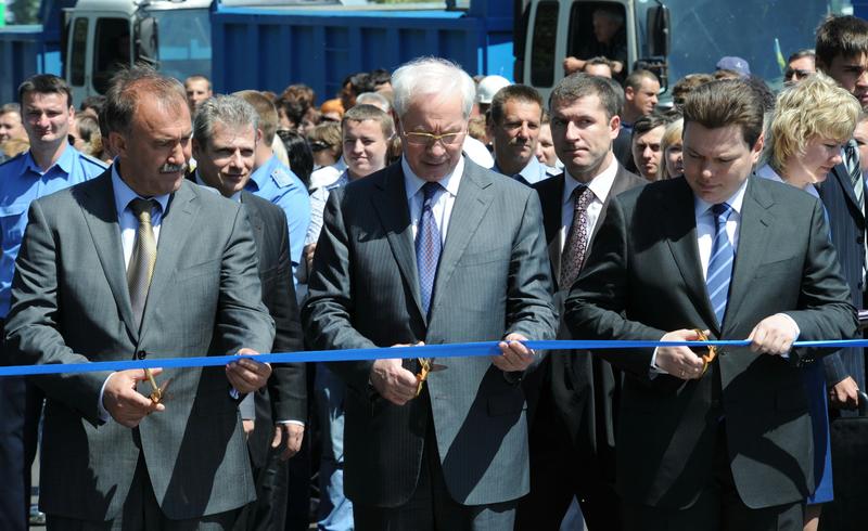 Азаров открыл новый заезд на Дарницкий мост / kmu.gov.ua