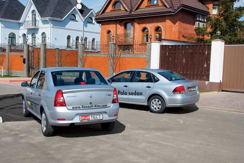 «Россияне» в Украине: Renault Logan против VW Polo Sedan / autocentre.ua