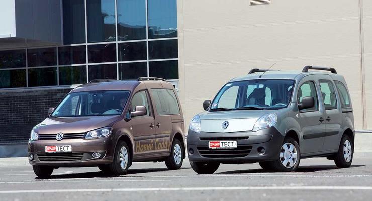 Renault Kangoo, VW Caddy: Стайер и спринтер