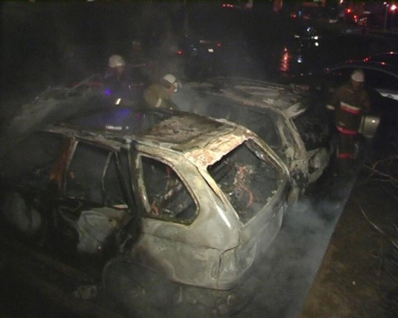 Сегодня ночью в Киеве снова горели иномарки / magnolia-tv.com