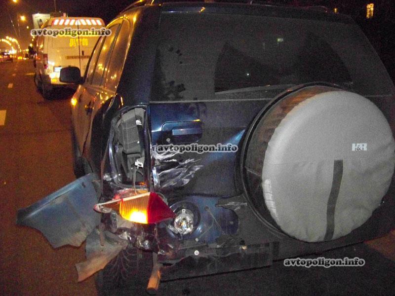 В Киеве три машины пострадали в ДТП из-за мертвой собаки / avtopoligon.info