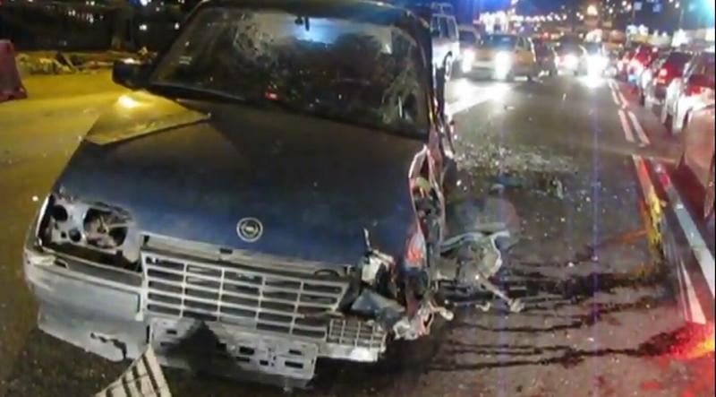 Масштабная авария в Киеве. Есть пострадавшие
