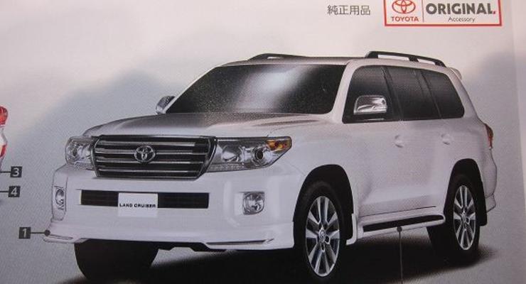 Toyota переделает дизайн внедорожника Land Cruiser 200