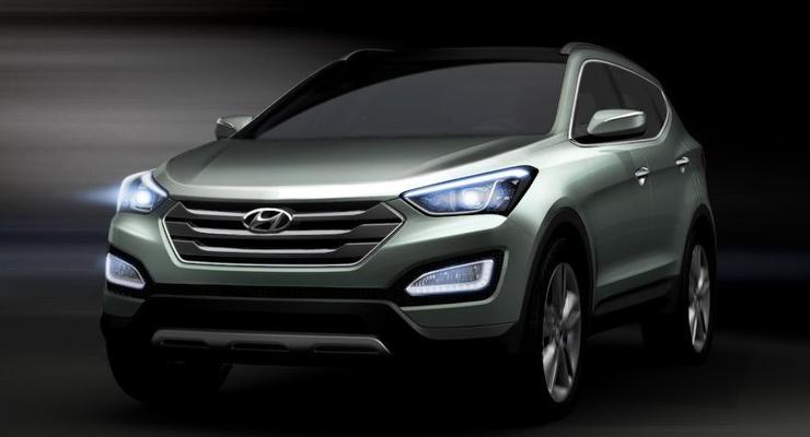 Новый Hyundai Santa Fe показали до мировой премьеры