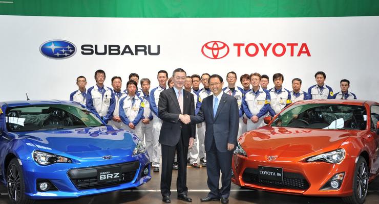 Первые «близнецы» Toyota и Subaru сошли с конвейера