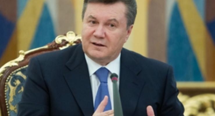 Янукович: Украину с востока на запад можно будет пересечь за 15 часов