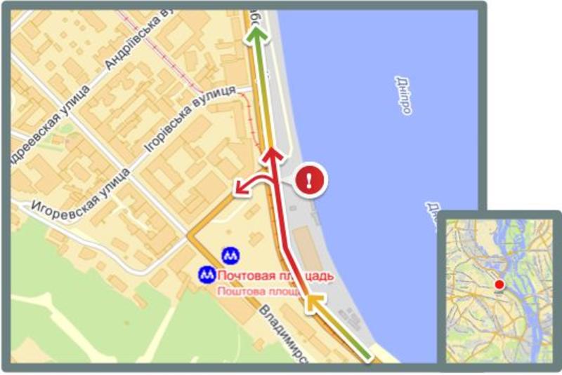 Не проехать: самые узкие места столицы в часы пик / Яндекс.Пробки