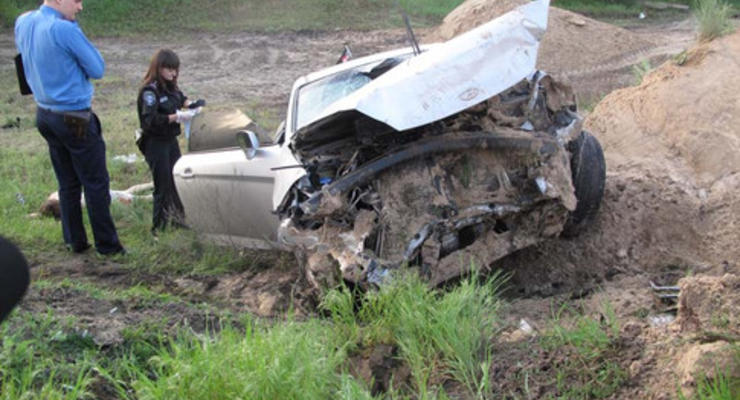 В Киеве разбился Hyundai Coupe, погибли два человека