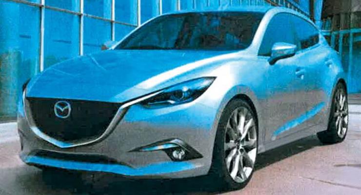 Первые изображения Mazda3 следующего поколения