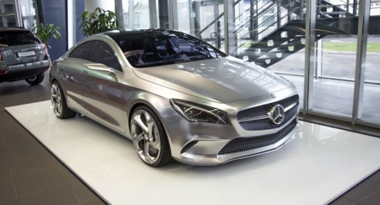 Новый концепт Mercedes выставили напоказ в Киеве