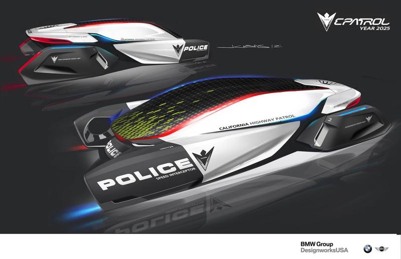 Дизайнеры представили полицейские машины будущего / worldcarfans.com