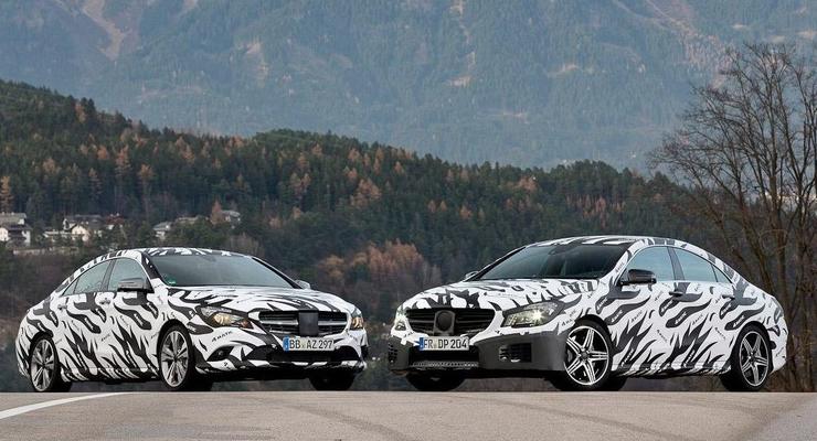 Немцы показали в движении новый седан Mercedes CLA