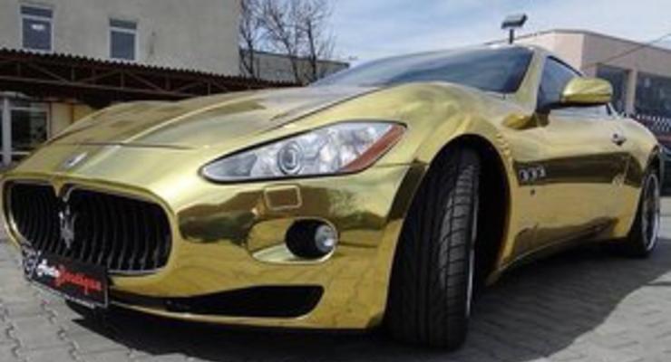 В Одессе продают "золотой" Maserati