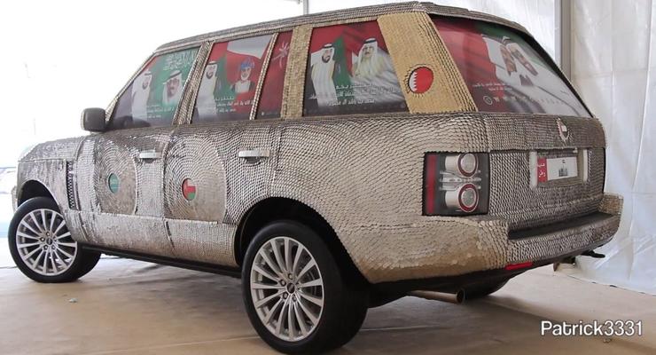 Арабы обклеили Range Rover 57 тысячами монет