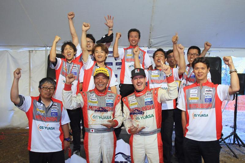 Пилоты команды Mitsubishi Motors заняли 1 и 2 место  в категории модифицированных элетромобилей Pikes Peak