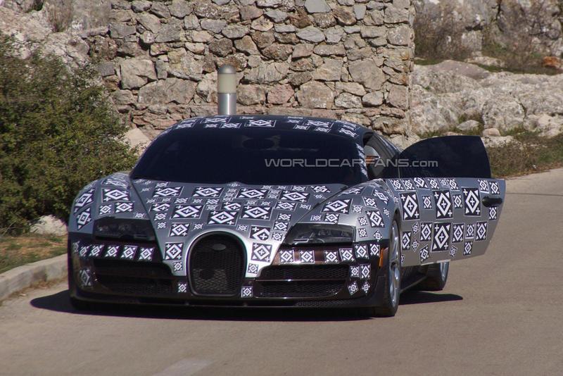 Шпионы сфотографировали преемника Bugatti Veyron (фото) / worldcarfans.com