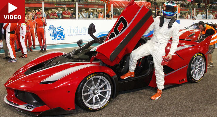 1050-сильные Ferrari впервые обкатали на треке