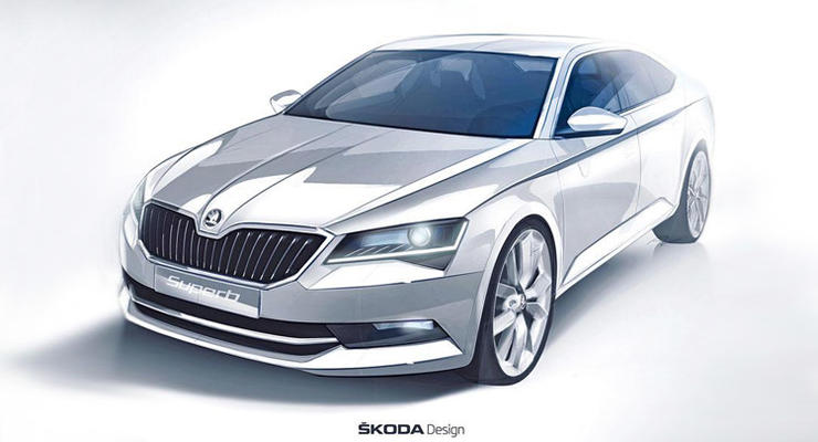 Skoda представила тизер нового поколения своей модели