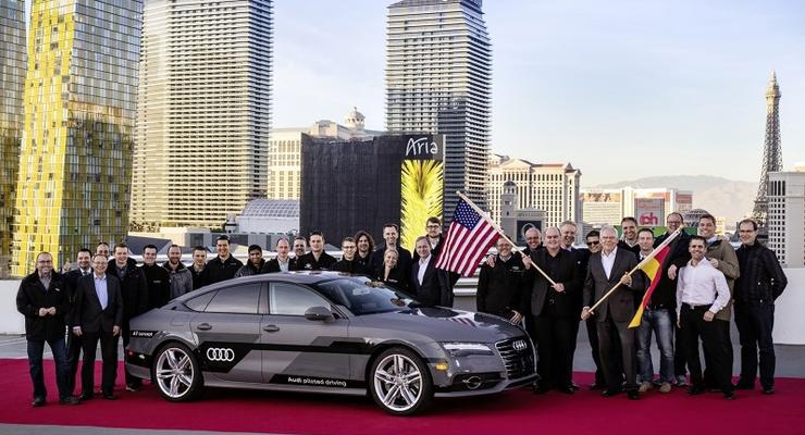 Концепт беспилотного Audi A7 проехал без водителя 900 километров