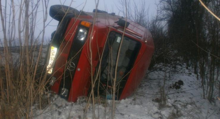 В Киевской области в аварию попали два автобуса (фото)