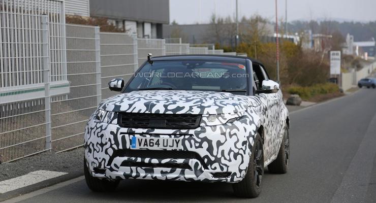 Кабриолет Range Rover Evoque Cabrio тестируют в Германии (фото)