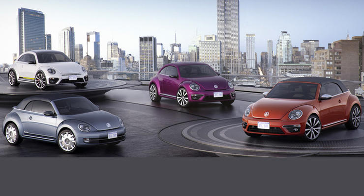 Volkswagen показал в США четыре концепт-кара на базе Beetle (фото)