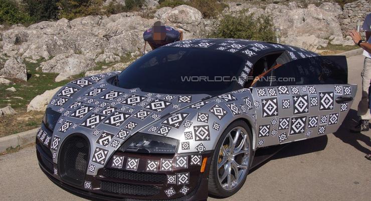 Преемника Bugatti Veyron вывели на первые тесты (видео)