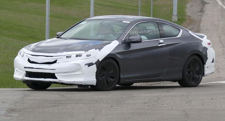 Компания Honda вывела на испытания обновленное купе Accord (фото)