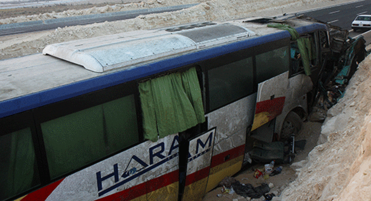 Автобус с украинцами попал в аварию в Египте