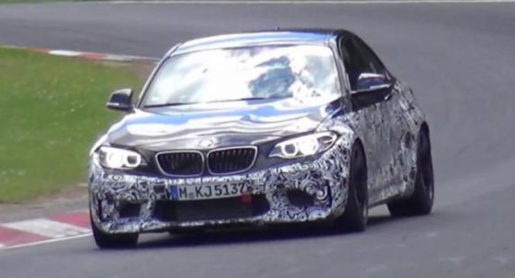 BMW M2 заметили на тестах в Германии (видео)