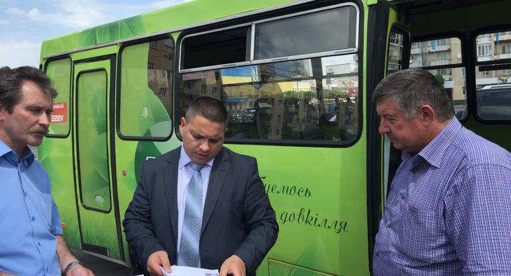 В Житомире представили электроавтобус