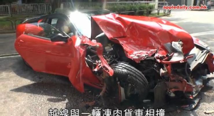 В Гонконге разбили суперкар Ferrari 599 GTB (фото)